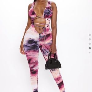 Lost our desire cutout jumpsuit